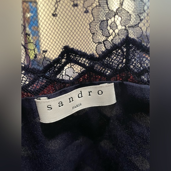 Sandro Lace Dress Size 1 (US Size S) - Picture 6 of 11